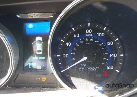 2013 Hyundai Sonata Hybrid Limited from USA, damaged, VIN KMHEC4A41DA094455